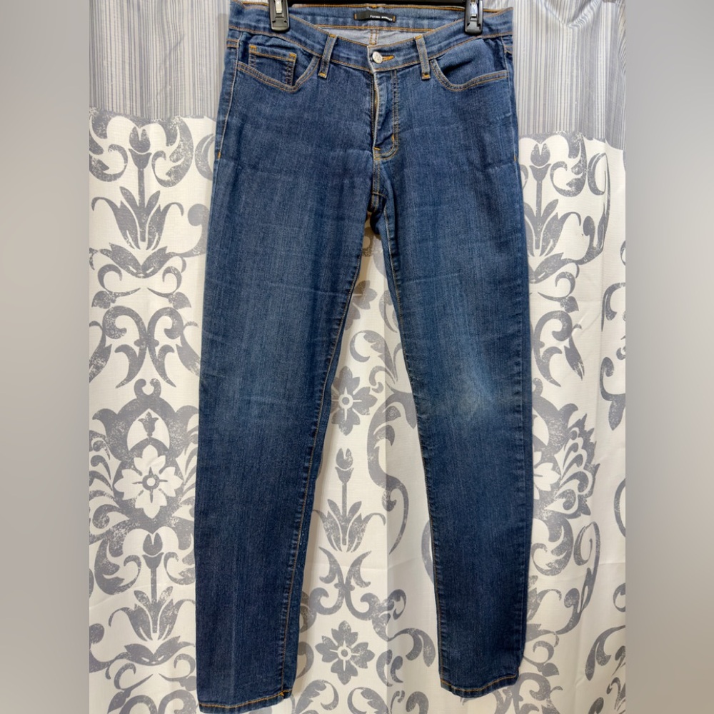FLYING MONKEY Women's MID RISE‎ SLIM Fit STRAIGHT Dark Wash JEANS Sz 9x31"